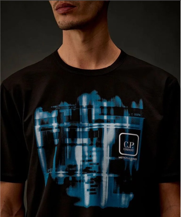 Футболка CP Company Metropolis Jersey Graphic Logo — изображение 2