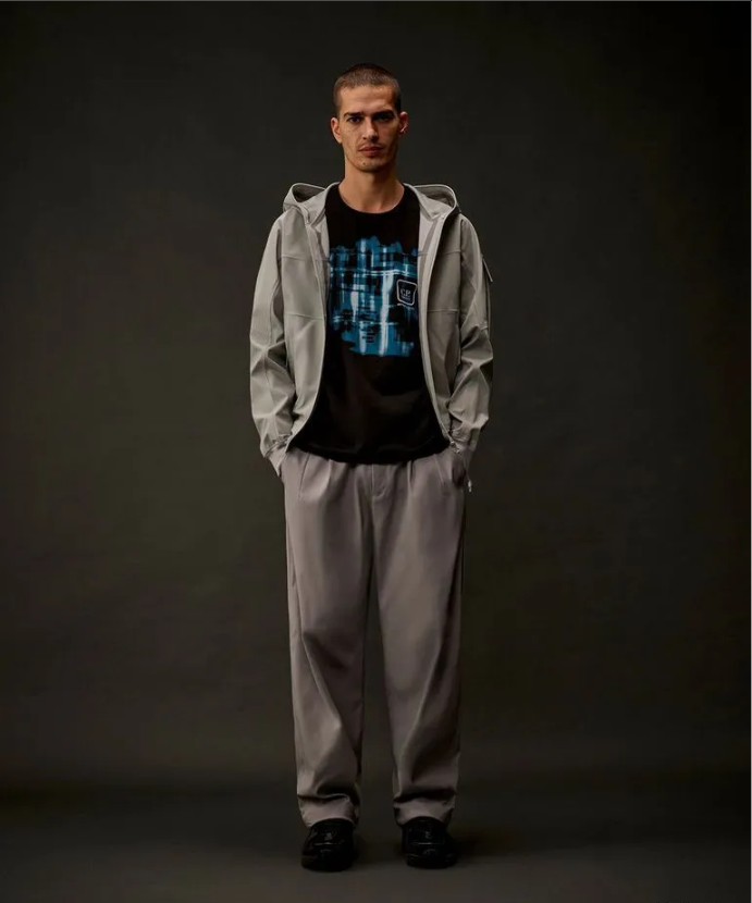 Футболка CP Company Metropolis Jersey Graphic Logo — изображение 4